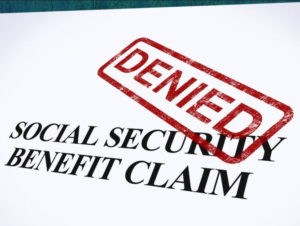 Social Security Claim Denied