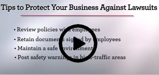 Protect Your Business Against Lawsuits